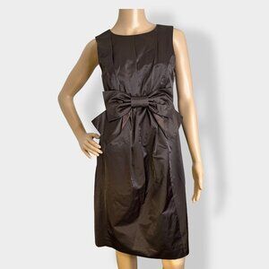 Orla Kiely‎ Brown Sleeveless Bow Dress